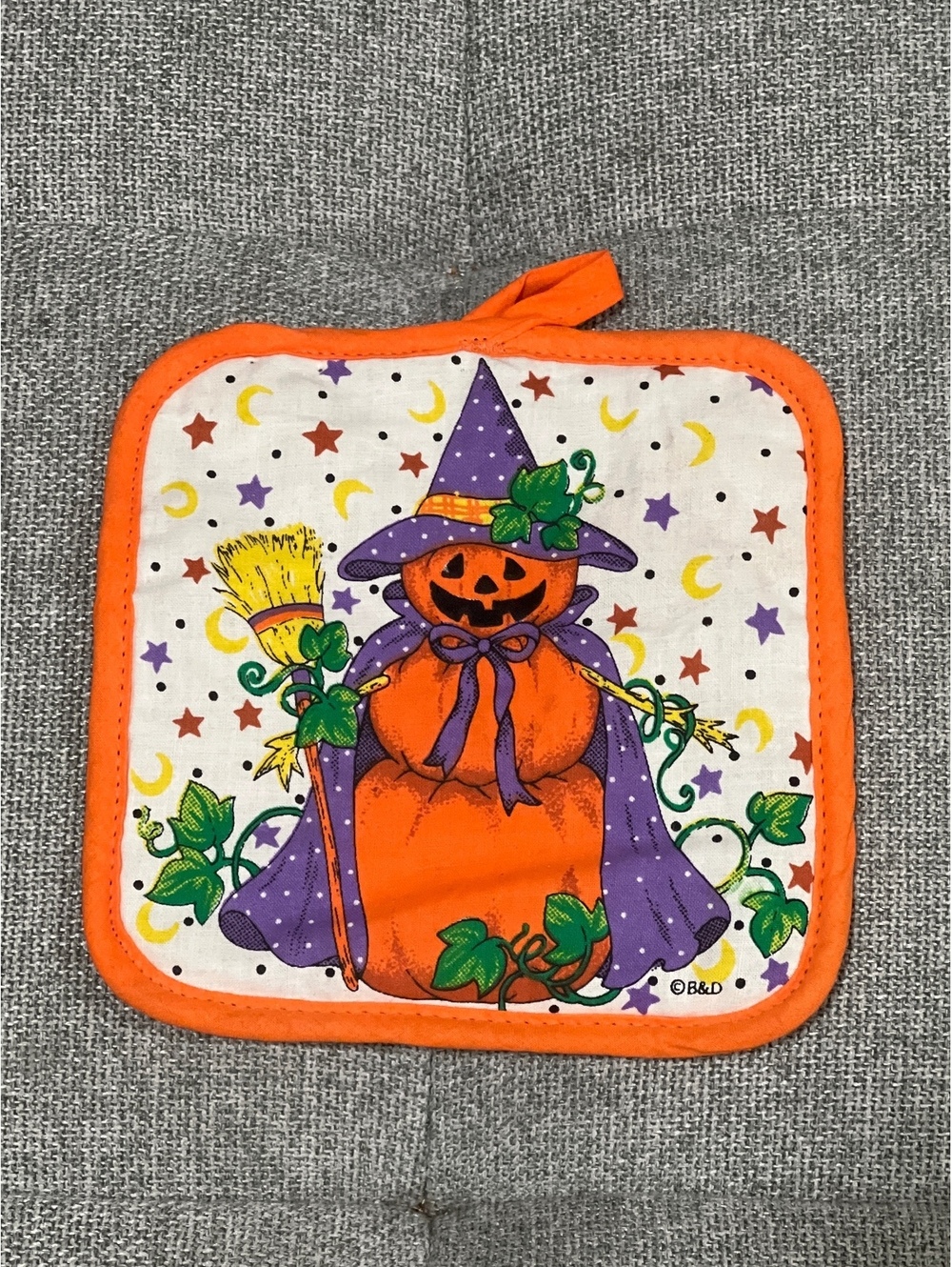 B&D Halloween Vintage pot holder
